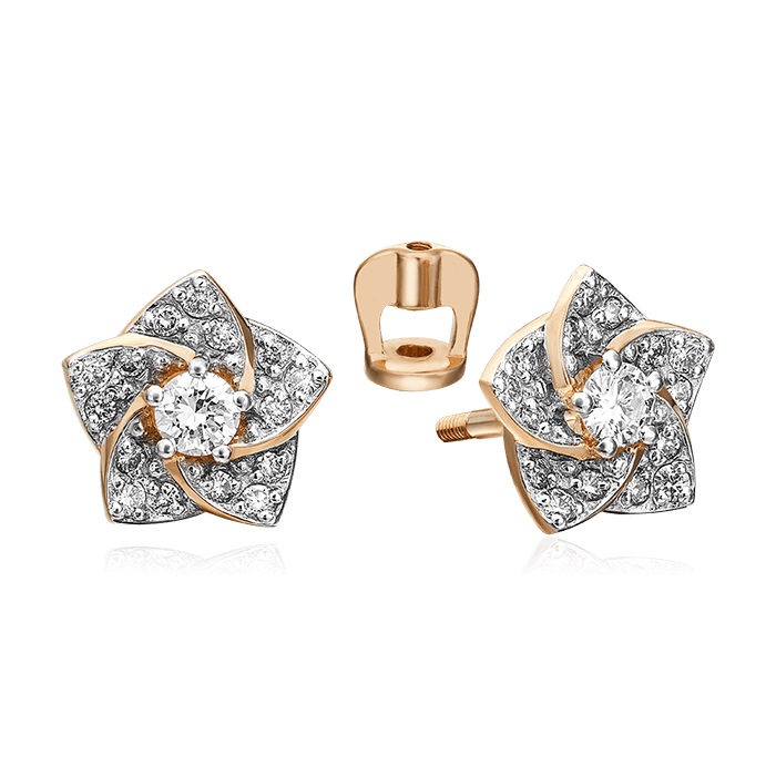 Серьги-пусеты из красного золота с бриллиантом PLATINA jewelry 02-0869-00-101-1110-30, 02-0869-00-101-1110-30
Серьги-пусеты из красного золота с бриллиантом PLATINA jewelry 02-0869-00-101-1110-30, 02-0869-00-101-1110-30
