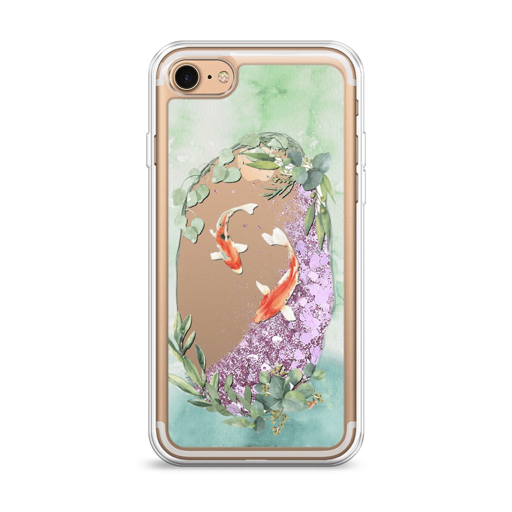 Жидкий чехол с блестками "Две золотые рыбки" на Apple iPhone 7, 10694-1
Жидкий чехол с блестками "Две золотые рыбки" на Apple iPhone 7, 10694-1