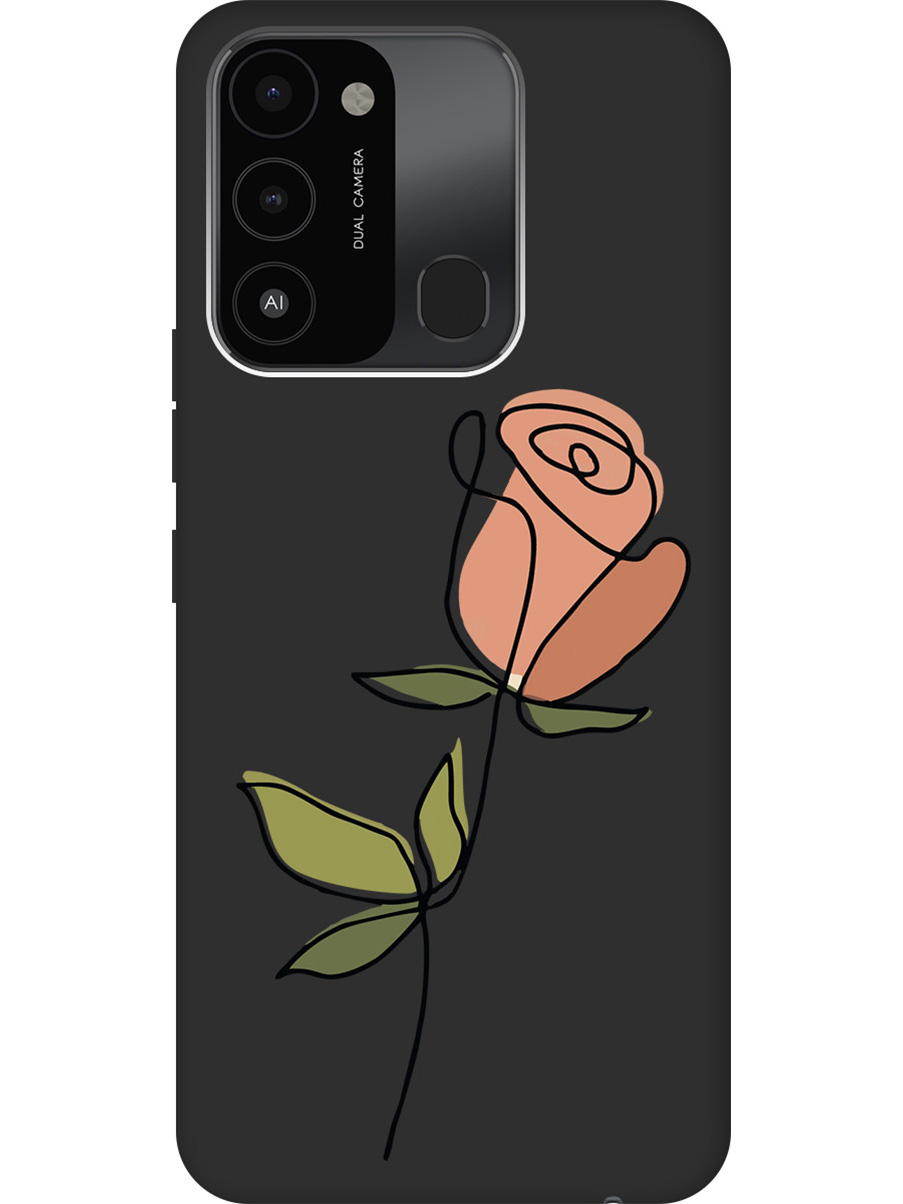 Матовый Soft Touch силиконовый чехол на Tecno Spark 8C "Rose" черный, Черный;зеленый;розовый, 20001473
Матовый Soft Touch силиконовый чехол на Tecno Spark 8C "Rose" черный, Черный;зеленый;розовый, 20001473