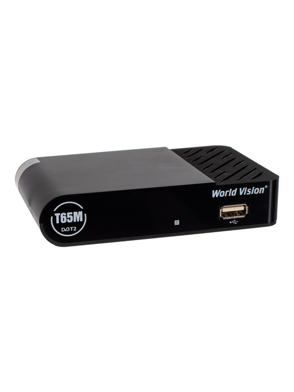 фото Dvb-t2 приставка world vision t65m black