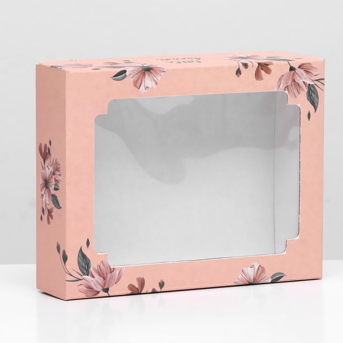 Коробка самосборная, крышка-дно, с окном, Little dream 18 х 15 х 5 см (5 шт.), Розовый
Коробка самосборная, крышка-дно, с окном, Little dream 18 х 15 х 5 см (5 шт.), Розовый