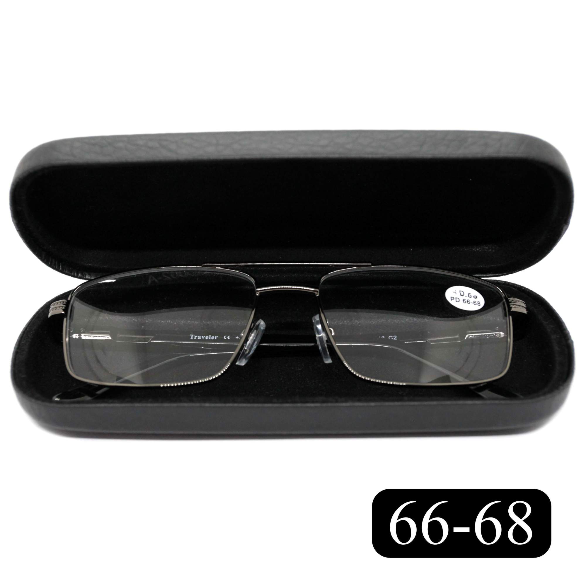 Готовые очки для чтения Traveler 8020 +2.50, c футляром, цвет серый, РЦ 66-68, 8020-FT
Готовые очки для чтения Traveler 8020 +2.50, c футляром, цвет серый, РЦ 66-68, 8020-FT