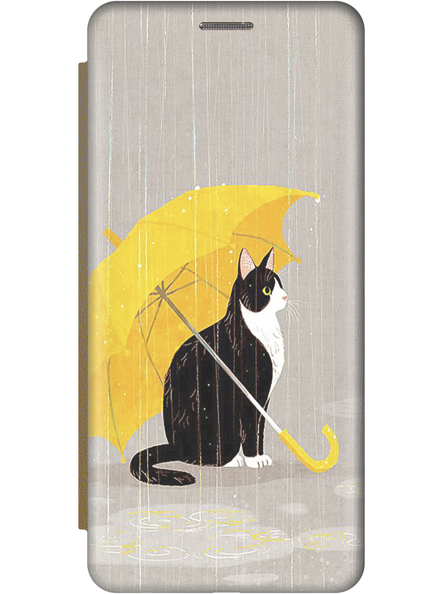 Чехол-книжка на Xiaomi Redmi Note 12s "Кот с желтым зонтом" золотой, Серый;черный, 20001470
Чехол-книжка на Xiaomi Redmi Note 12s "Кот с желтым зонтом" золотой, Серый;черный, 20001470