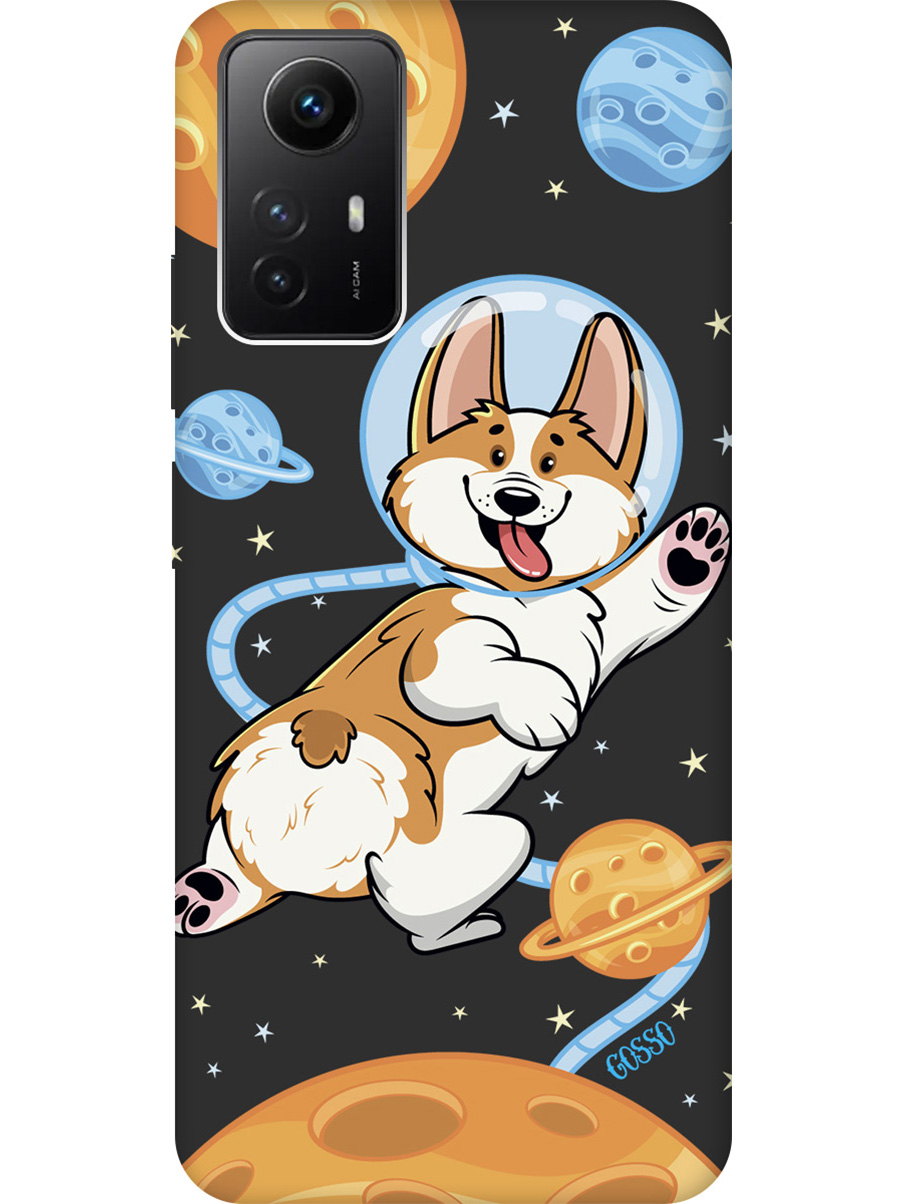 Матовый Soft Touch силиконовый чехол на Xiaomi Redmi Note 12s "CosmoCorgi" черный, Черный;коричневый, 20001469
Матовый Soft Touch силиконовый чехол на Xiaomi Redmi Note 12s "CosmoCorgi" черный, Черный;коричневый, 20001469