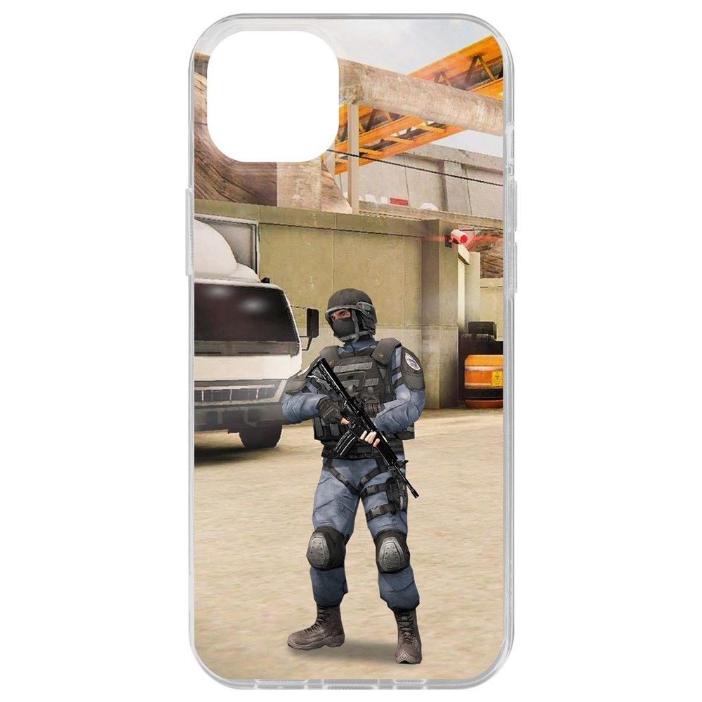 Чехол-накладка Krutoff Clear Case Cтандофф 2 (Standoff 2) - GIGN для iPhone 15 Plus, Прозрачный
Чехол-накладка Krutoff Clear Case Cтандофф 2 (Standoff 2) - GIGN для iPhone 15 Plus, Прозрачный
