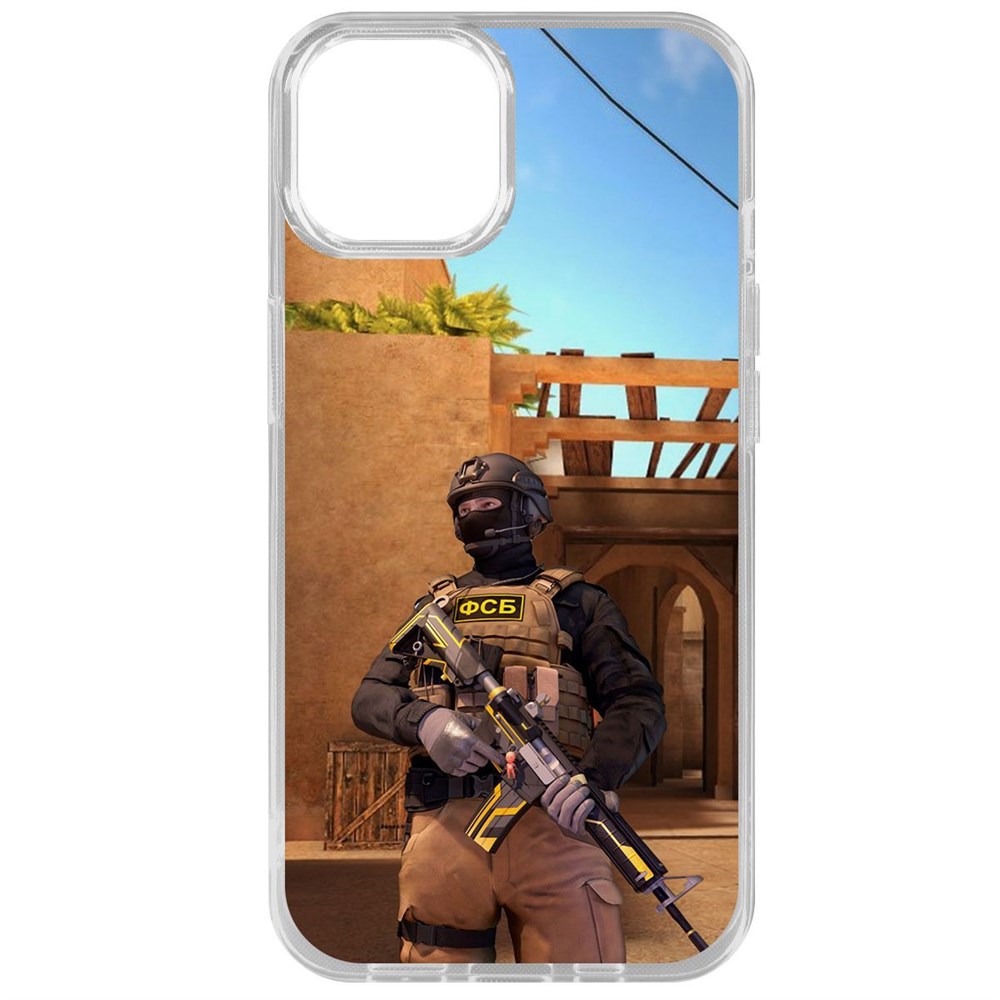 Чехол-накладка Krutoff Clear Case Cтандофф 2 (Standoff 2) - ФСБ для iPhone 15, Прозрачный
Чехол-накладка Krutoff Clear Case Cтандофф 2 (Standoff 2) - ФСБ для iPhone 15, Прозрачный