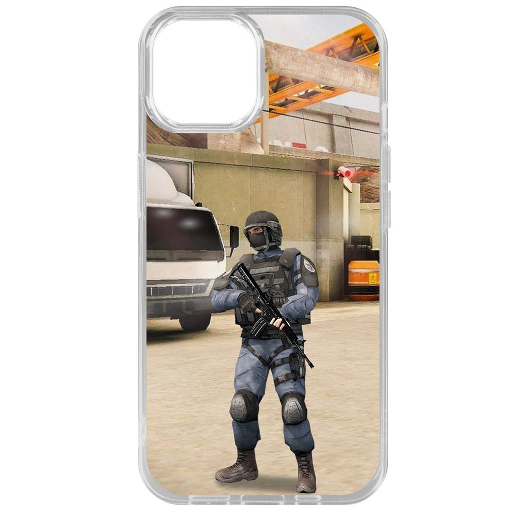 Чехол-накладка Krutoff Clear Case Cтандофф 2 (Standoff 2) - GIGN для iPhone 15, Прозрачный
Чехол-накладка Krutoff Clear Case Cтандофф 2 (Standoff 2) - GIGN для iPhone 15, Прозрачный