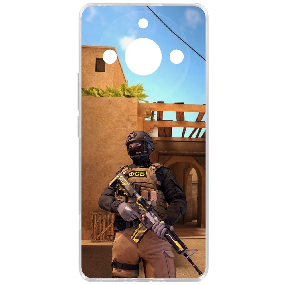 Чехол-накладка Krutoff Clear Case Cтандофф 2 (Standoff 2) - ФСБ для Realme 11 Pro+, Прозрачный
Чехол-накладка Krutoff Clear Case Cтандофф 2 (Standoff 2) - ФСБ для Realme 11 Pro+, Прозрачный