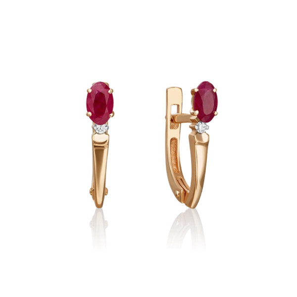 Серьги из красного золота с рубином, бриллиантом PLATINA jewelry 02-0427-00-107-1110-30, 02-0427-00-107-1110-30
Серьги из красного золота с рубином, бриллиантом PLATINA jewelry 02-0427-00-107-1110-30, 02-0427-00-107-1110-30