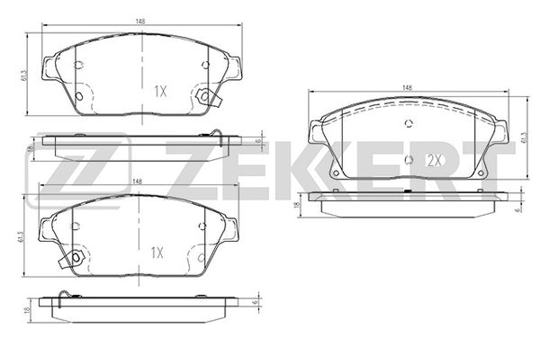 Колодки тормозные Chevrolet Cruze (J300) 09-, Orlando (J309) 11- передние дисковые (GDB184
Колодки тормозные Chevrolet Cruze (J300) 09-, Orlando (J309) 11- передние дисковые (GDB184
