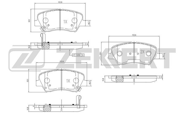 Колодки тормозные Hyundai i30 I, II 12-; Kia Carens IV 13- передние дисковые (GDB3549) Zek
Колодки тормозные Hyundai i30 I, II 12-; Kia Carens IV 13- передние дисковые (GDB3549) Zek