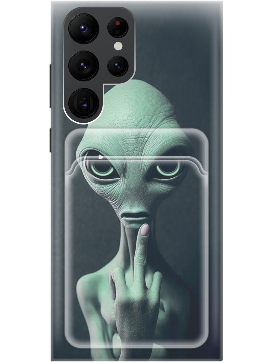 Силиконовый чехол на Samsung Galaxy S22 Ultra с рисунком "Инопланетянин", Зеленый;синий;черный, 20012056
Силиконовый чехол на Samsung Galaxy S22 Ultra с рисунком "Инопланетянин", Зеленый;синий;черный, 20012056