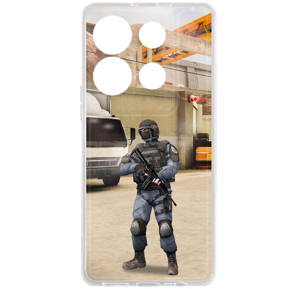 Чехол-накладка Krutoff Clear Case Cтандофф 2 (Standoff 2) - GIGN для INFINIX Note 30 VIP, Прозрачный
Чехол-накладка Krutoff Clear Case Cтандофф 2 (Standoff 2) - GIGN для INFINIX Note 30 VIP, Прозрачный