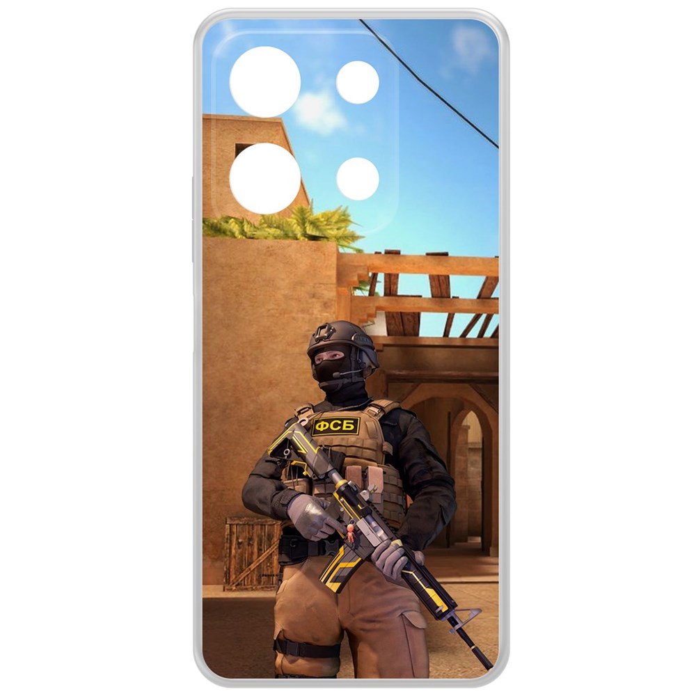 Чехол-накладка Krutoff Clear Case Cтандофф 2 (Standoff 2) - ФСБ для INFINIX Note 30i, Прозрачный
Чехол-накладка Krutoff Clear Case Cтандофф 2 (Standoff 2) - ФСБ для INFINIX Note 30i, Прозрачный