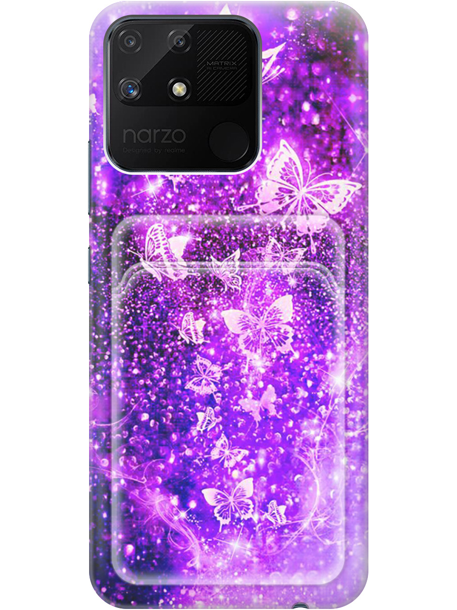 Силиконовый чехол на Realme narzo 50A с рисунком "Фиолетовые бабочки", Фиолетовый;черный, 20012039
Силиконовый чехол на Realme narzo 50A с рисунком "Фиолетовые бабочки", Фиолетовый;черный, 20012039