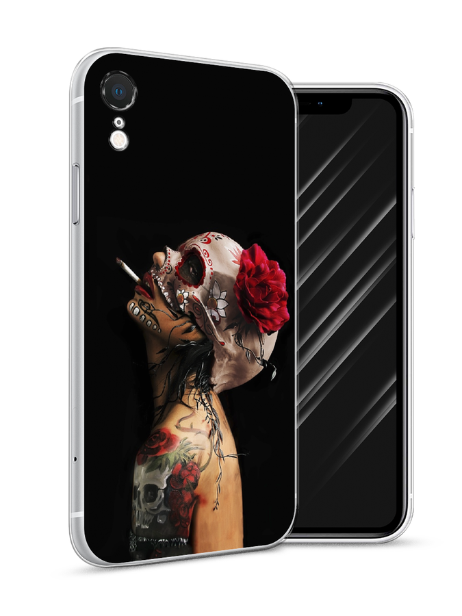 Чехол Awog на Apple iPhone XR (10R) / Айфон XR (10R) "Девушка с черепом", Разноцветный, 12050-9
Чехол Awog на Apple iPhone XR (10R) / Айфон XR (10R) "Девушка с черепом", Разноцветный, 12050-9