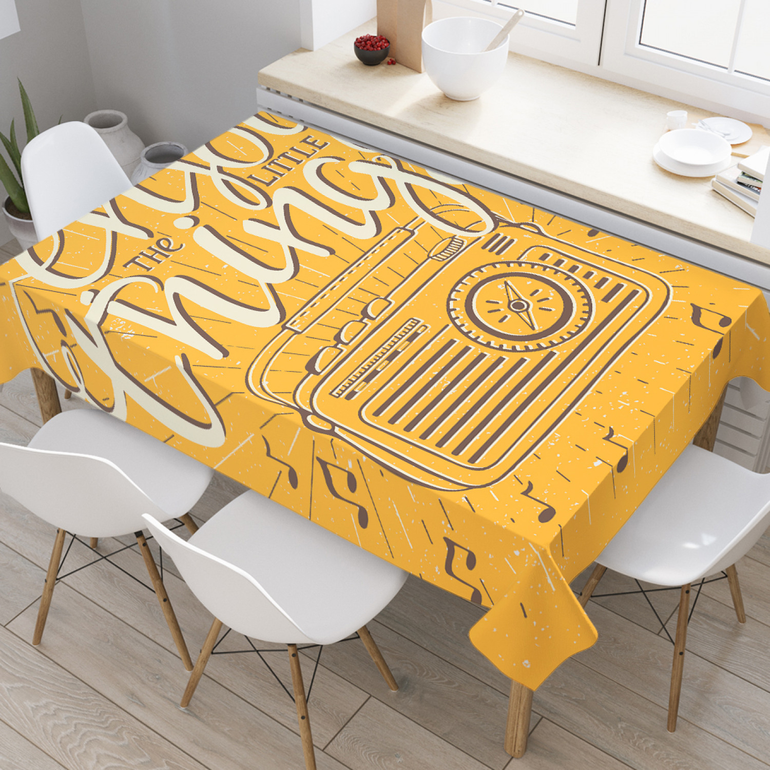 Скатерть прямоугольная JoyArty "Наслаждайся мелочами ретро" из оксфорда, 180x145 см, Желтый, Наслаждайся мелочами ретро 
Скатерть прямоугольная JoyArty "Наслаждайся мелочами ретро" из оксфорда, 180x145 см, Желтый, Наслаждайся мелочами ретро