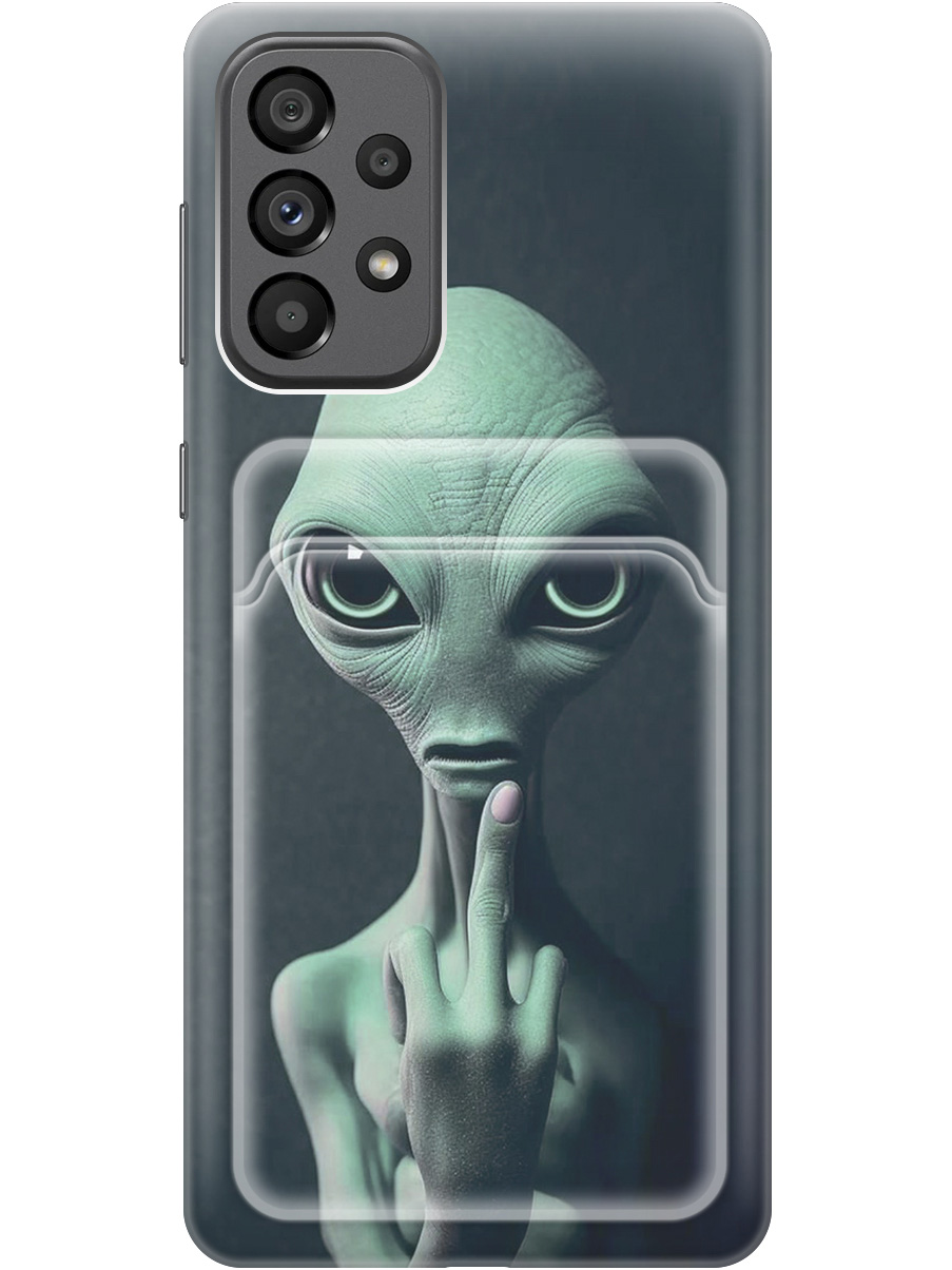 Силиконовый чехол на Samsung Galaxy A73 5G с рисунком "Инопланетянин", Зеленый;синий;черный, 20012007
Силиконовый чехол на Samsung Galaxy A73 5G с рисунком "Инопланетянин", Зеленый;синий;черный, 20012007