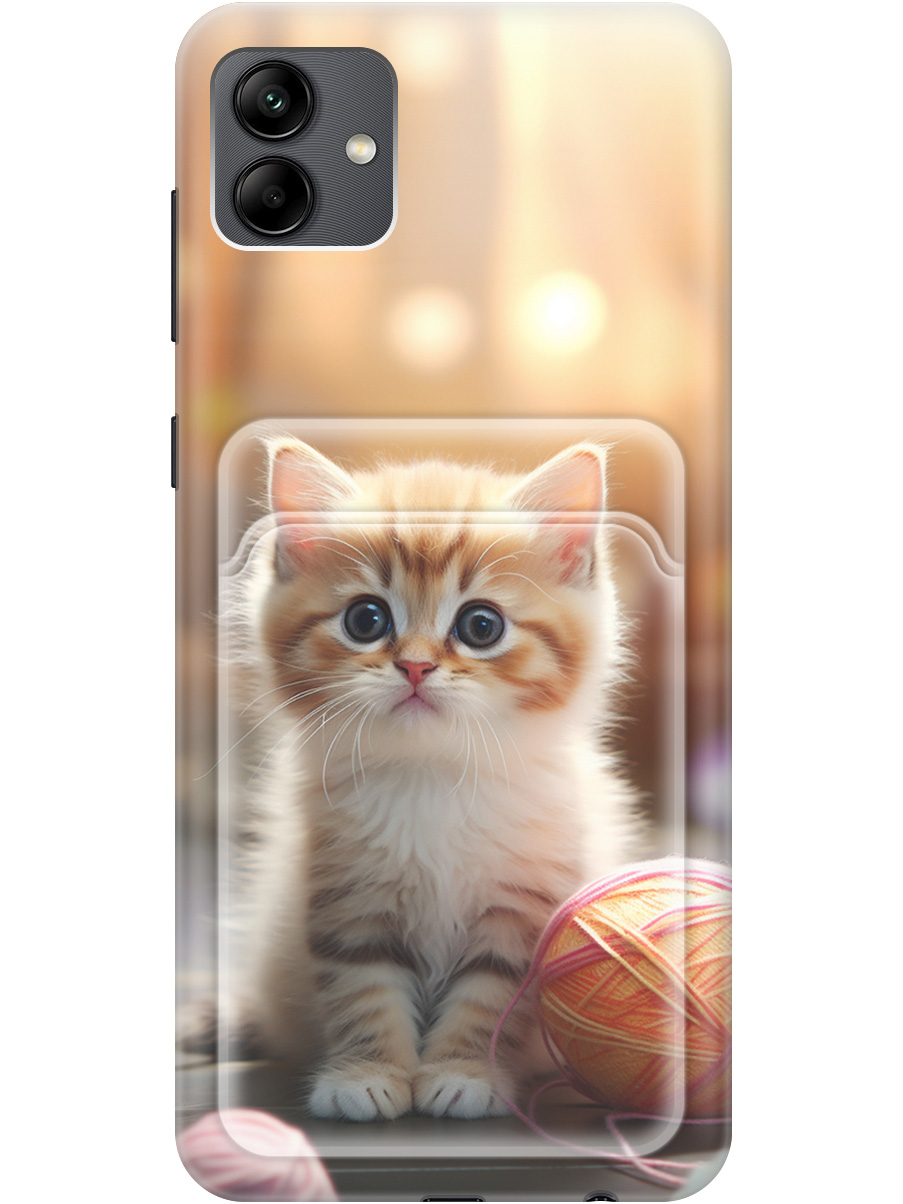 Силиконовый чехол на Samsung Galaxy A04 с рисунком "Котик и нитки", Белый;желтый;розовый, 20012001
Силиконовый чехол на Samsung Galaxy A04 с рисунком "Котик и нитки", Белый;желтый;розовый, 20012001