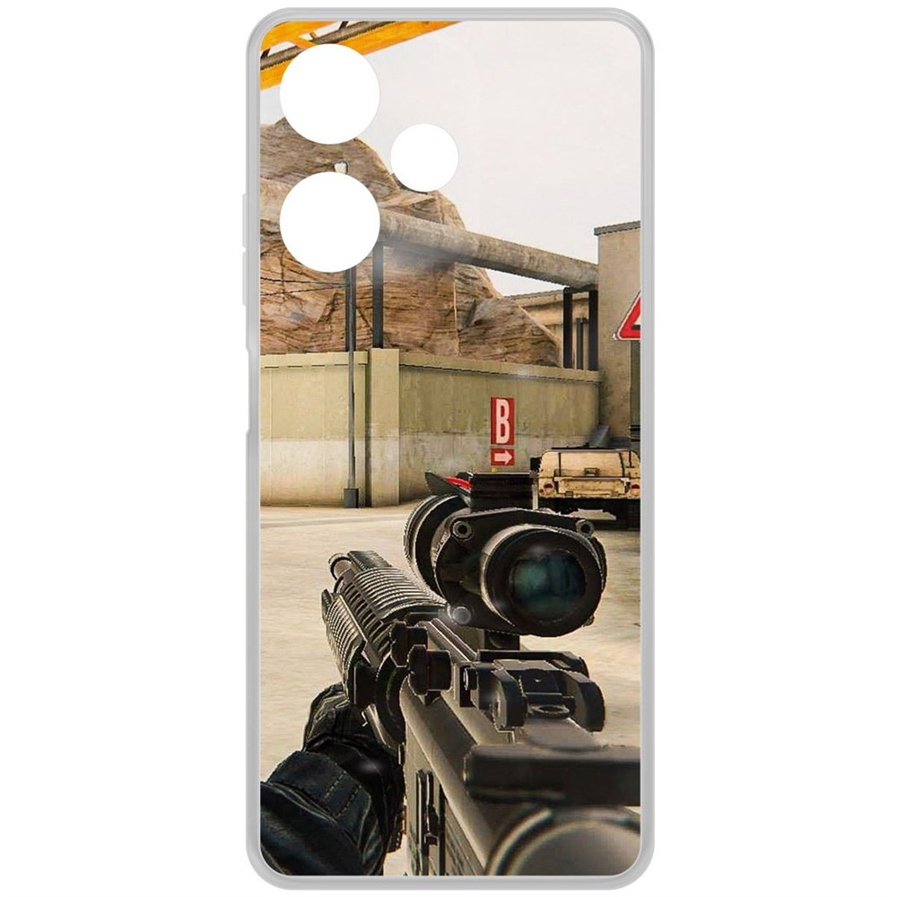 Чехол-накладка Krutoff Clear Case Cтандофф 2 (Standoff 2) - Оптика для Infinix Hot 30i, Прозрачный
Чехол-накладка Krutoff Clear Case Cтандофф 2 (Standoff 2) - Оптика для Infinix Hot 30i, Прозрачный