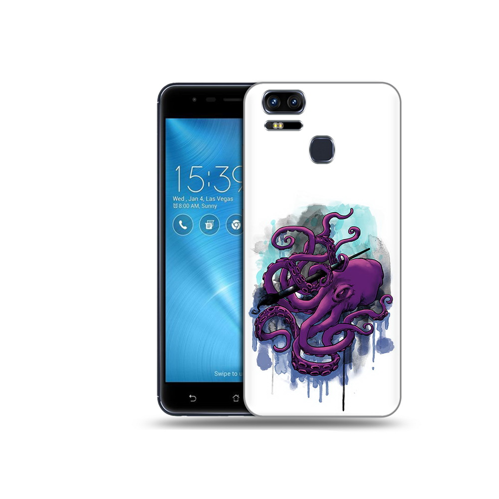 Чехол MyPads Tocco для Asus ZenFone 3 фиолетовый осьминог (PT51214.656.658), Прозрачный, Tocco
Чехол MyPads Tocco для Asus ZenFone 3 фиолетовый осьминог (PT51214.656.658), Прозрачный, Tocco