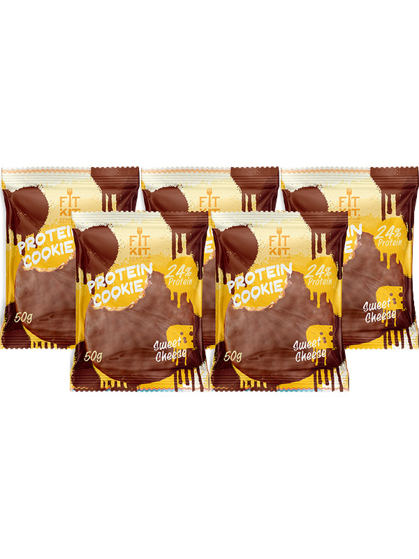Печенье Fit Kit Chocolate Protein Cookie 5 50 г, 5 шт., cладкий сыр, Chocolate Protein Cookie
Печенье Fit Kit Chocolate Protein Cookie 5 50 г, 5 шт., cладкий сыр, Chocolate Protein Cookie