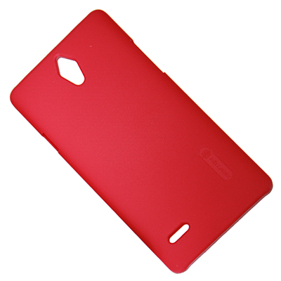 фото Чехол для huawei ascend g700 задняя крышка пластик ребристый nillkin <красный> promise mobile