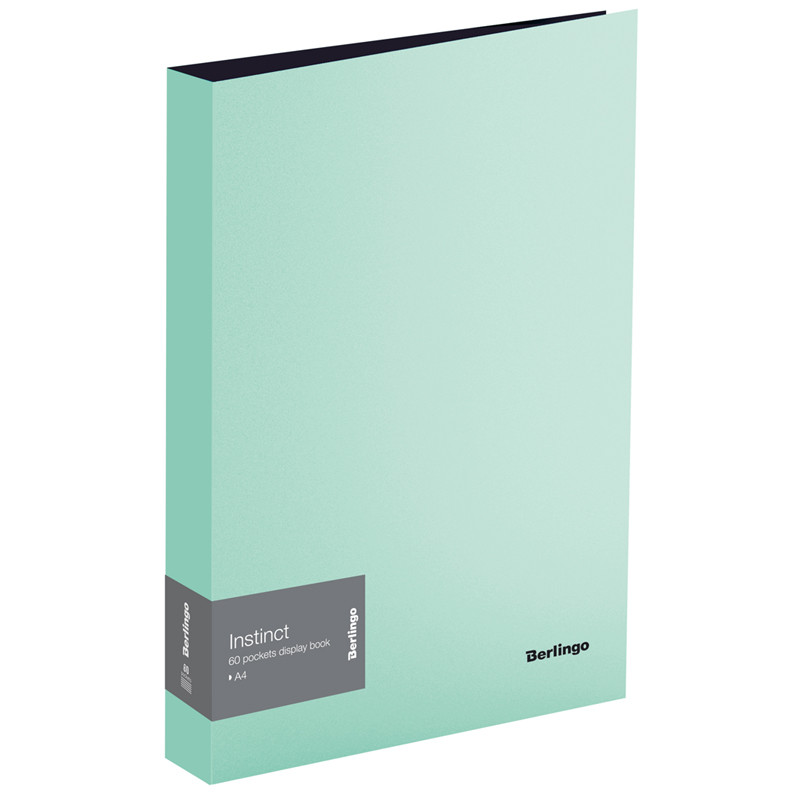 Папка с 60 вкладышами "Instinct", А4, 21 мм, 700 мкм, мятный, Зеленый
Папка с 60 вкладышами "Instinct", А4, 21 мм, 700 мкм, мятный, Зеленый