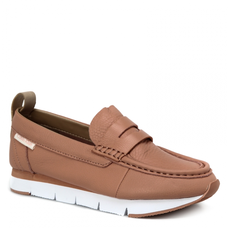 фото Мокасины женские calvin klein jeans sonora_1 бежево-розовые 37 eu