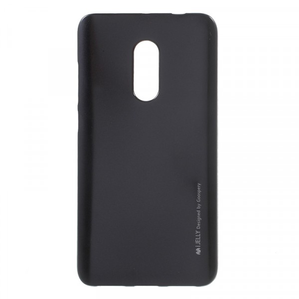 фото Чехол mercury ijelly metal series для xiaomi redmi note 4 (mtk) black