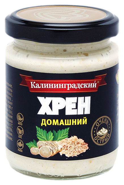 Хрен Калининградский домашний столовый 160 г
Хрен Калининградский домашний столовый 160 г