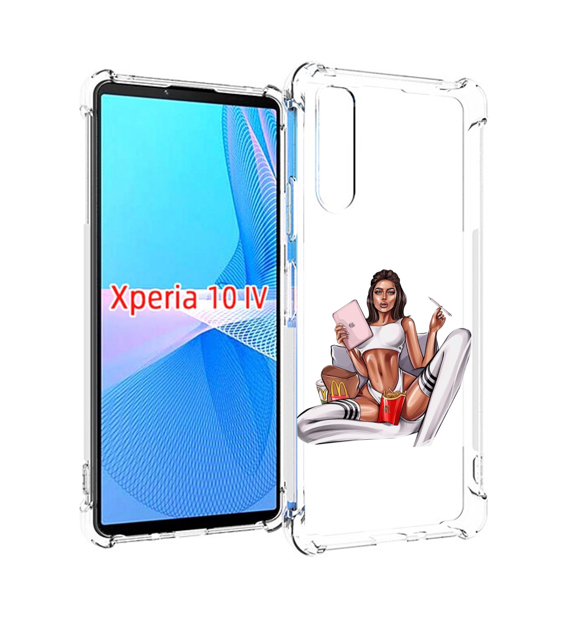 Чехол MyPads Модная-иллюстрация-девушки женский для Sony Xperia 10 IV (10-4), Прозрачный, Tocco
Чехол MyPads Модная-иллюстрация-девушки женский для Sony Xperia 10 IV (10-4), Прозрачный, Tocco
