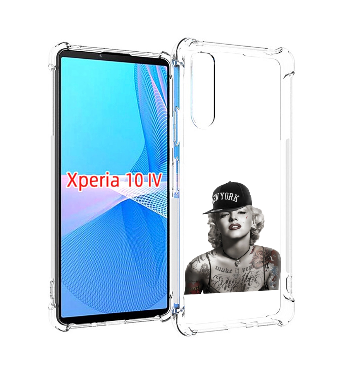 Чехол MyPads Мерлин Монро с тату женский для Sony Xperia 10 IV (10-4), Прозрачный, Tocco
Чехол MyPads Мерлин Монро с тату женский для Sony Xperia 10 IV (10-4), Прозрачный, Tocco