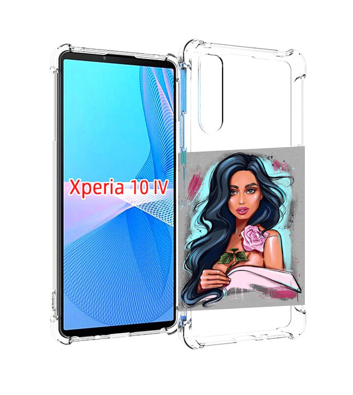 Чехол MyPads Девушка-с-розовой-розочкой женский для Sony Xperia 10 IV (10-4), Прозрачный, Tocco
Чехол MyPads Девушка-с-розовой-розочкой женский для Sony Xperia 10 IV (10-4), Прозрачный, Tocco