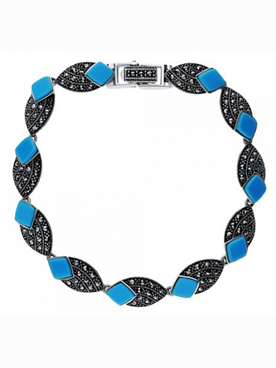 Браслет из серебра с марказитом/бирюзой р. 18,5 Марказит BR652-719, BR652-719
Браслет из серебра с марказитом/бирюзой р. 18,5 Марказит BR652-719, BR652-719