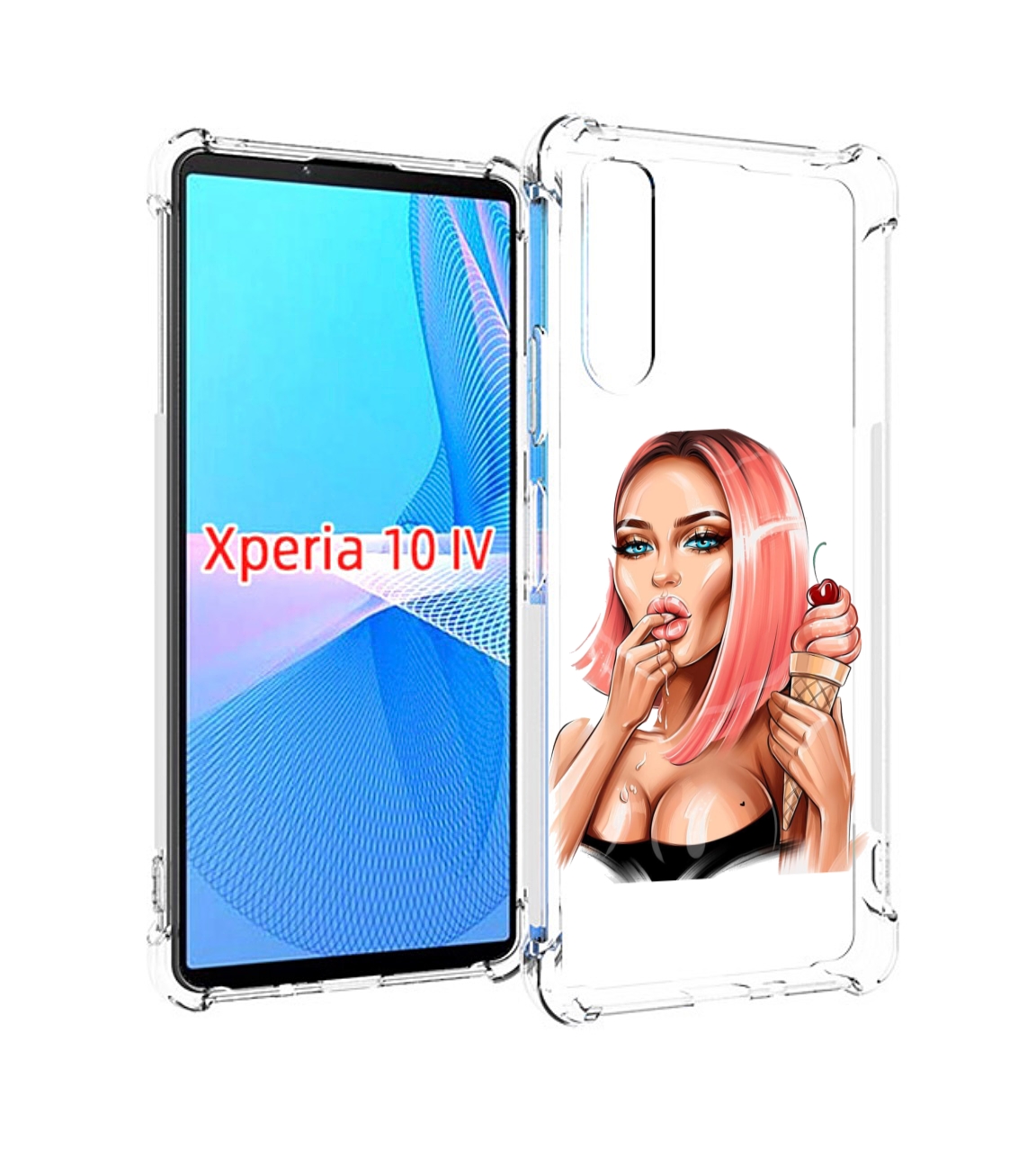 Чехол MyPads Девушка-и-мороженое женский для Sony Xperia 10 IV (10-4), Прозрачный, Tocco
Чехол MyPads Девушка-и-мороженое женский для Sony Xperia 10 IV (10-4), Прозрачный, Tocco