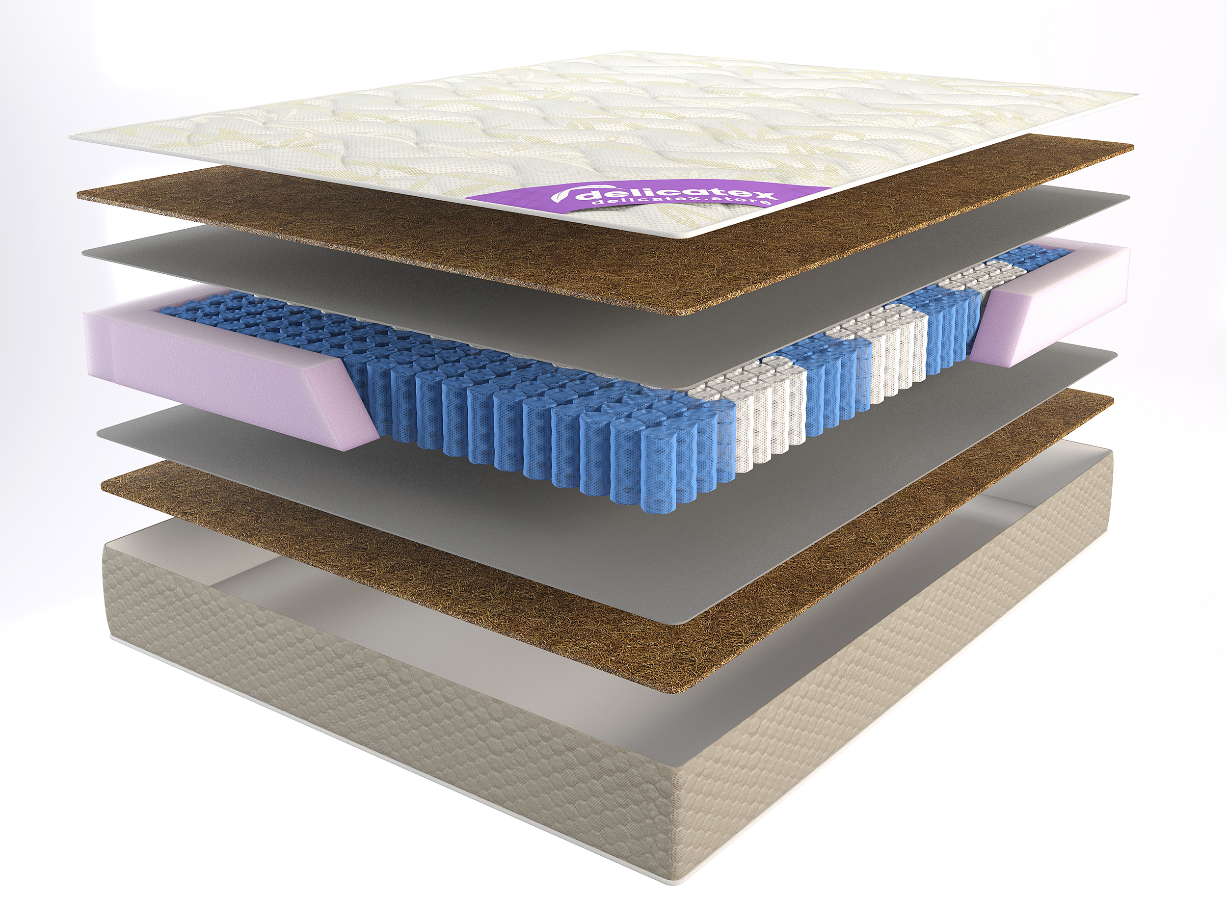 Матрас на независимых пружинах Delicatex Prima multi 120x200x18 см, Белый, Primamulti
Матрас на независимых пружинах Delicatex Prima multi 120x200x18 см, Белый, Primamulti