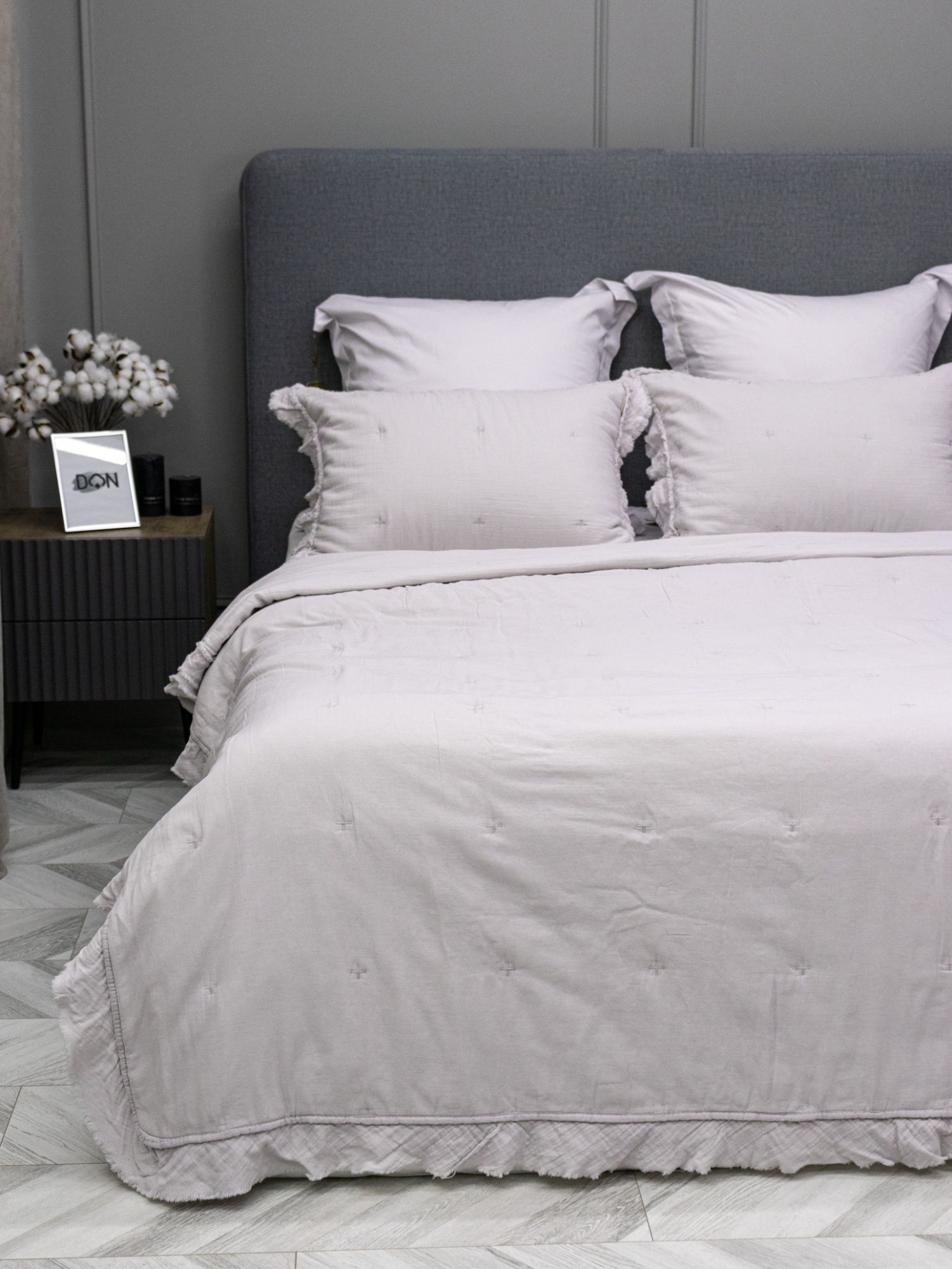Комплект с одеялом KAZANOV.A Cloud Stonewashed Cotton (серебро платина), евро, Cloud Stonewashed Cotton
Комплект с одеялом KAZANOV.A Cloud Stonewashed Cotton (серебро платина), евро, Cloud Stonewashed Cotton