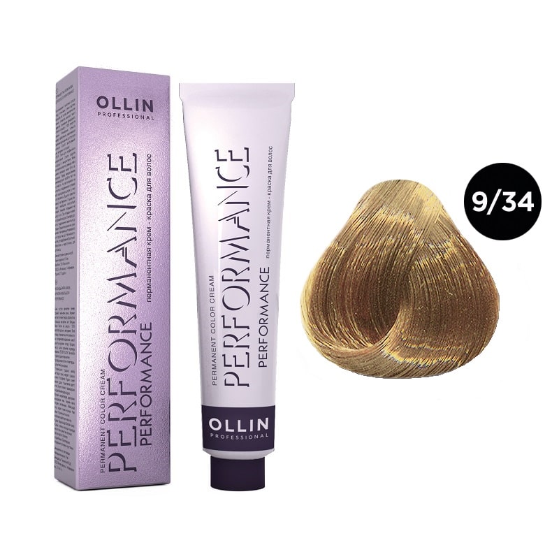 Краска для волос Ollin Professional Permanent Color 9/34 Блондин золотисто-медный 60 мл
Краска для волос Ollin Professional Permanent Color 9/34 Блондин золотисто-медный 60 мл