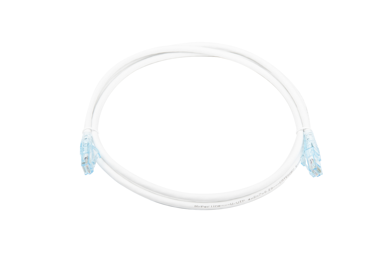 Патч-корд Hyperline RJ-45 - RJ-45 вилка-вилка 1.5м (PC-LPM-UTP-RJ45-RJ45-C6-1.5M) белый
Патч-корд Hyperline RJ-45 - RJ-45 вилка-вилка 1.5м (PC-LPM-UTP-RJ45-RJ45-C6-1.5M) белый