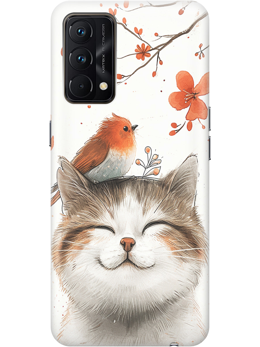 Силиконовый чехол на Realme GT Master Edition с принтом "Довольный котик и птичка", Прозрачный;белый;красный, 740190211
Силиконовый чехол на Realme GT Master Edition с принтом "Довольный котик и птичка", Прозрачный;белый;красный, 740190211