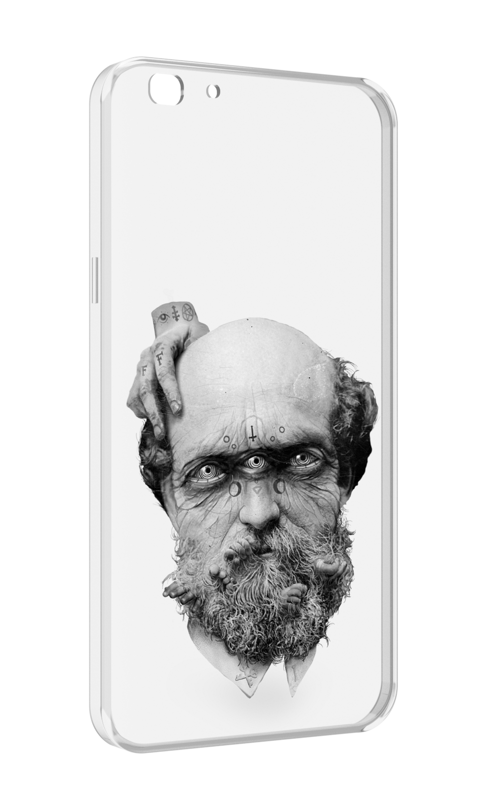 Чехол MyPads страшный бородатый мужчина абстракция для Oppo A77/F3 (2017 год), Прозрачный, Tocco
Чехол MyPads страшный бородатый мужчина абстракция для Oppo A77/F3 (2017 год), Прозрачный, Tocco