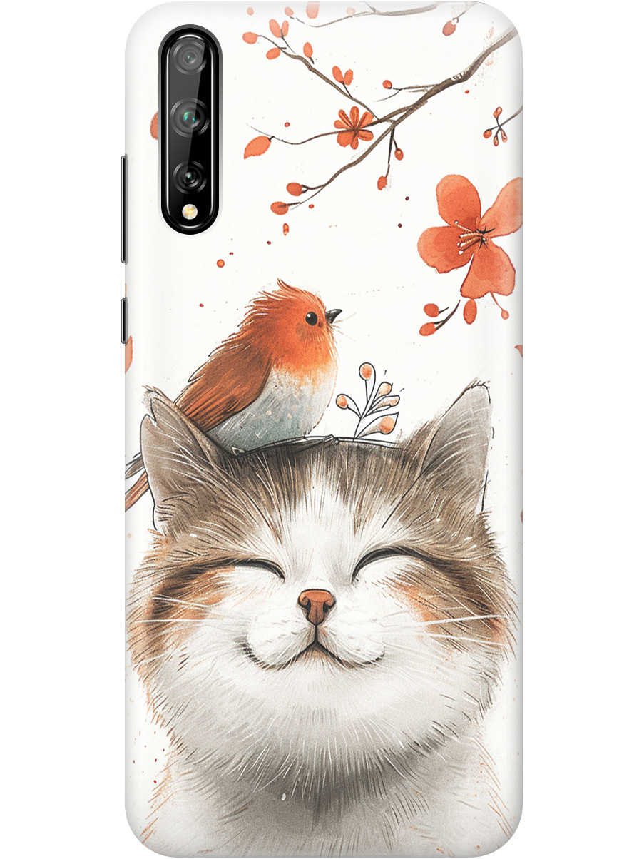 Силиконовый чехол на Honor 30i / Huawei Y8P с принтом "Довольный котик и птичка", Прозрачный;белый;красный, 723101111
Силиконовый чехол на Honor 30i / Huawei Y8P с принтом "Довольный котик и птичка", Прозрачный;белый;красный, 723101111