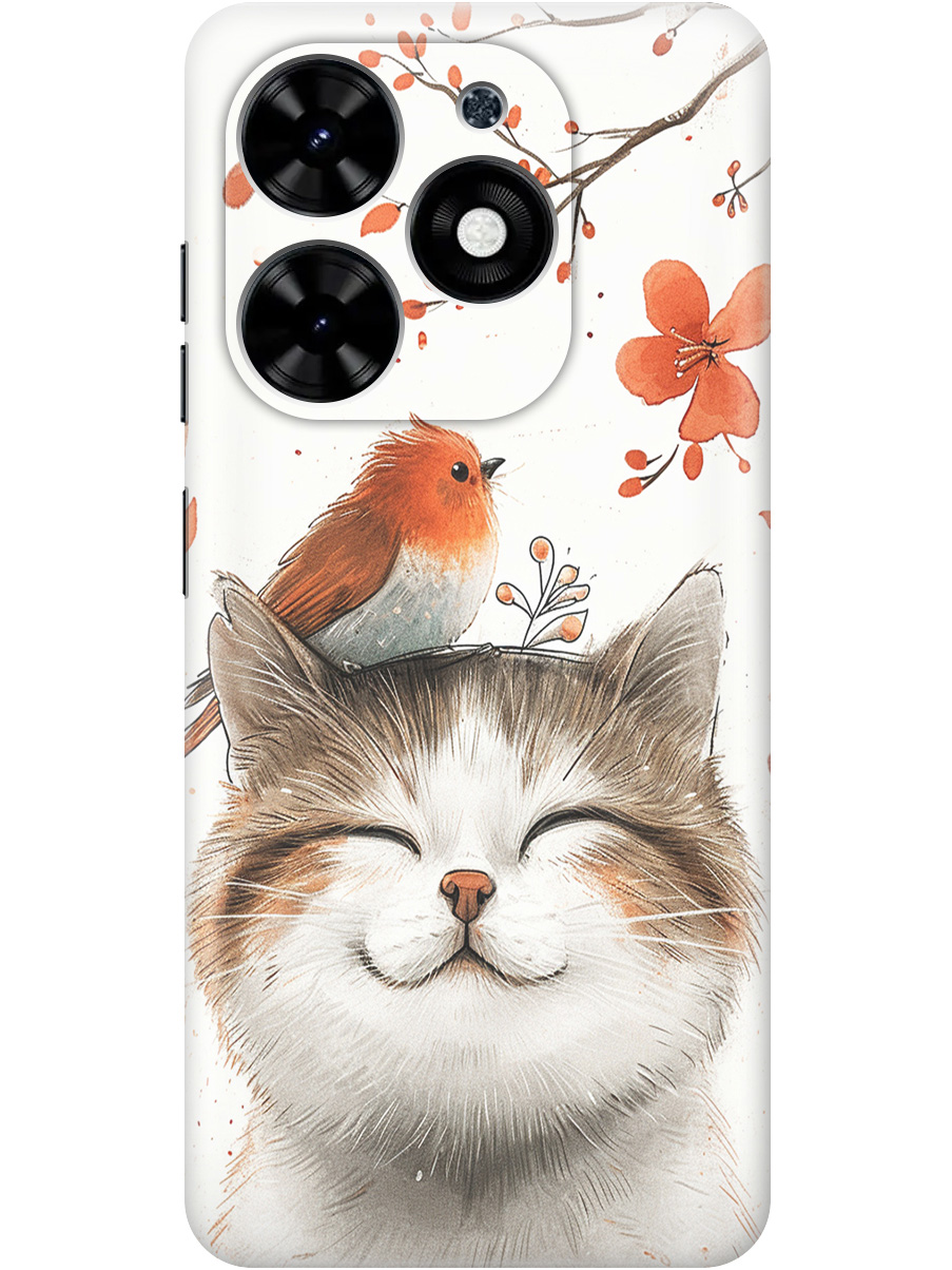 Силиконовый чехол на Infinix Hot 40i с принтом "Довольный котик и птичка", Прозрачный;белый;красный, 7777688a11
Силиконовый чехол на Infinix Hot 40i с принтом "Довольный котик и птичка", Прозрачный;белый;красный, 7777688a11