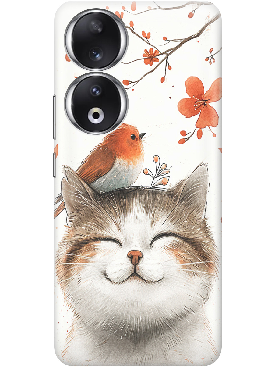 Силиконовый чехол на Honor 90 с принтом "Довольный котик и птичка", Прозрачный;белый;красный, 772618111
Силиконовый чехол на Honor 90 с принтом "Довольный котик и птичка", Прозрачный;белый;красный, 772618111