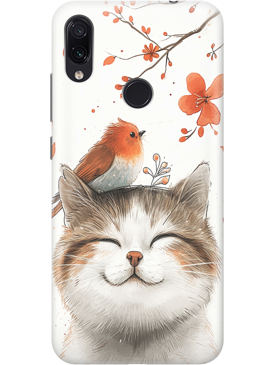 Силиконовый чехол на Xiaomi Redmi Note 7 / Note 7 Pro с принтом "Довольный котик и птичка", Прозрачный;белый;красный, 720434911
Силиконовый чехол на Xiaomi Redmi Note 7 / Note 7 Pro с принтом "Довольный котик и птичка", Прозрачный;белый;красный, 720434911