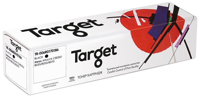 Картридж для лазерного принтера Target 006R01701Bk, черный, совместимый, TR-006R01701Bk
Картридж для лазерного принтера Target 006R01701Bk, черный, совместимый, TR-006R01701Bk