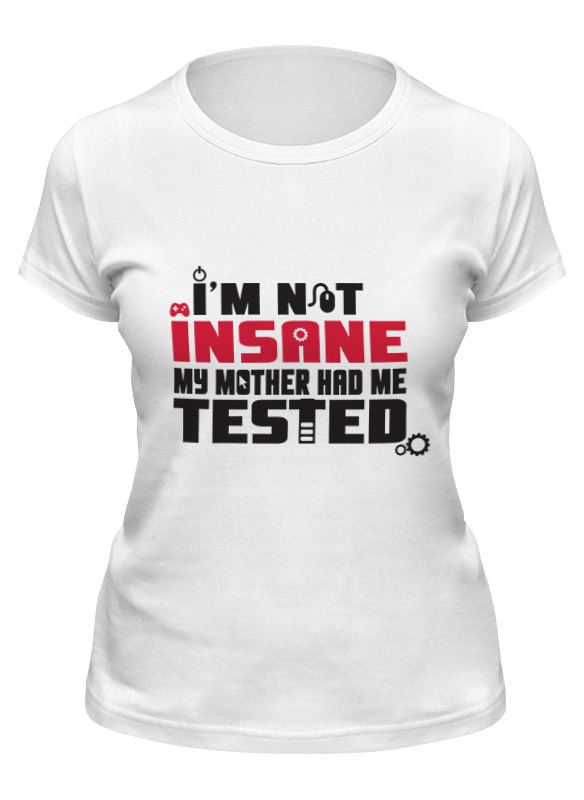 Футболка женская Printio I am not insane (gamer) белая 2XL, Белый, I am not insane (gamer)
Футболка женская Printio I am not insane (gamer) белая 2XL, Белый, I am not insane (gamer)