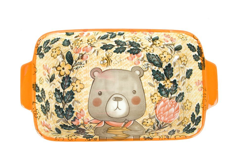 NOUVELLE HOME Блюдо для запекания Kawaii Forest.Bear 22*13*5см. v=600мл. (фарфор) (min 8), Оранжевый
NOUVELLE HOME Блюдо для запекания Kawaii Forest.Bear 22*13*5см. v=600мл. (фарфор) (min 8), Оранжевый