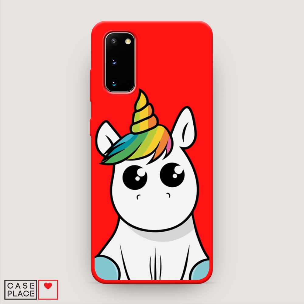 Матовый силиконовый чехол "Глазастый единорог" на Samsung Galaxy S20, Глазастый единорог
Матовый силиконовый чехол "Глазастый единорог" на Samsung Galaxy S20, Глазастый единорог